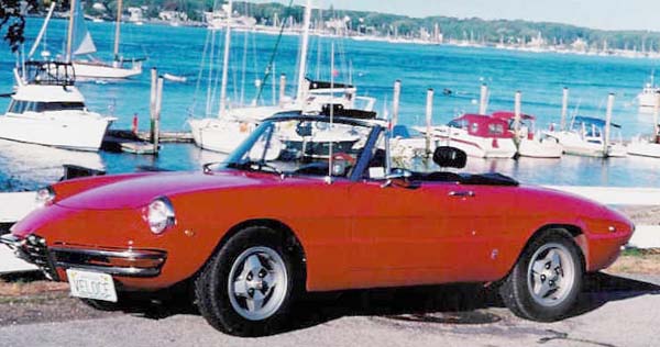 The name of the car was Alfa Romeo Duetto from 1966 to 1967